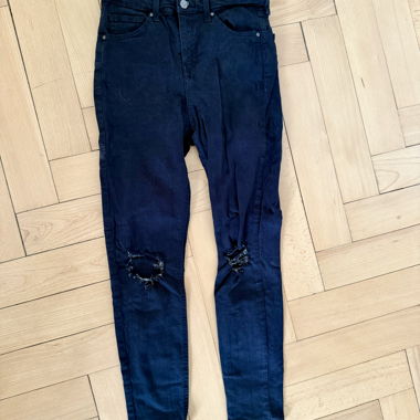 Schwarze Skinny Jeans Jamie Topshop