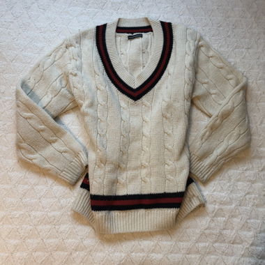 maglione a trecce crema Brandy Melville