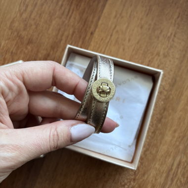 BVLGARi Leather Bracelet