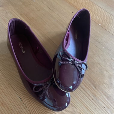 Burgundy Red Ballet Flats