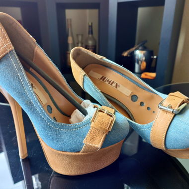 JUMEX High Heels "Blue Jeans"