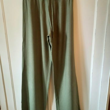 Kaki linen pants
