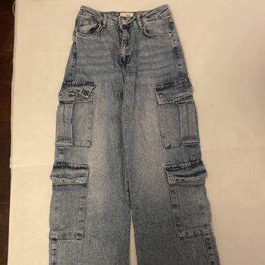 Cargo Hose blau mit 4 Taschen