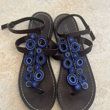 Sandales bijoux tête de moro