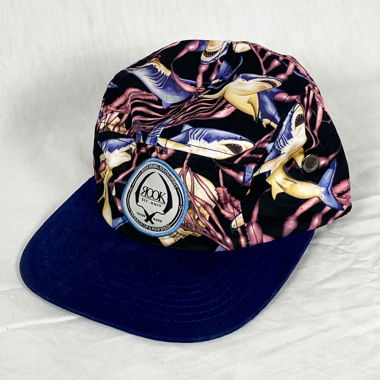 Rook Brand Cap Strapback Sharks Print Streetwear