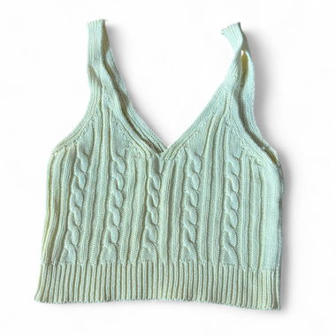 Mint Knit Crop Top