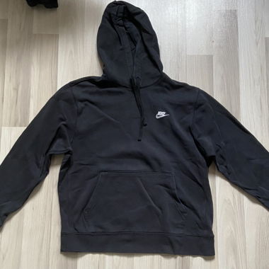 Sweat à capuche noir Nike