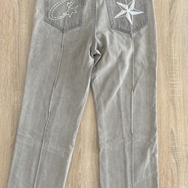 Grau Denim-Jeans Corteiz