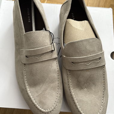 Suede loafers