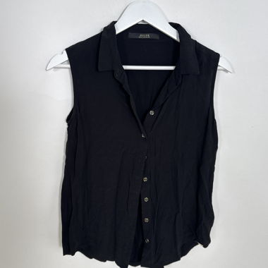 Guess Black Sleeveless Shirt