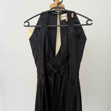 Abito di Lusso in Seta Design S nero