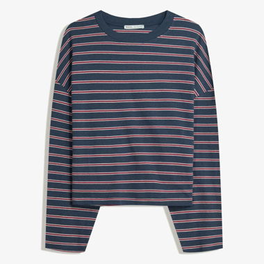Bershka manica lunga a righe