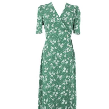 Rouje Floral Wrap Dress Gr. 40 (fits 38)