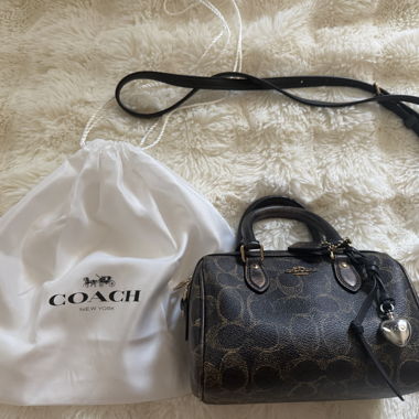 COACH Mini Rowan Satchel Signature Canvas