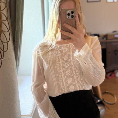 White Voile Blouse