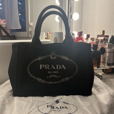 Prada Canvas Tote Bag