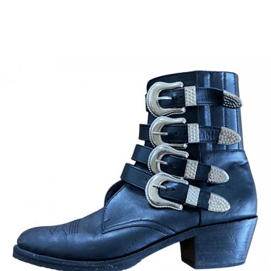 LEATHER BIKER BOOTS HANDMADE FROM BALI
