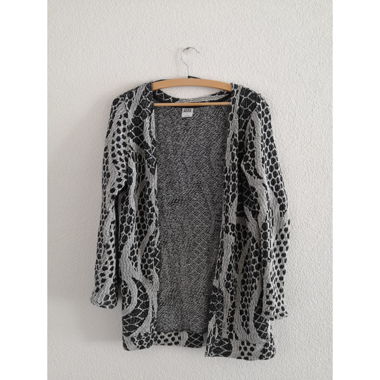 Patterned Knit Cardigan
