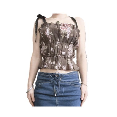 Top Floreale H&M Brock Collection Taglia S