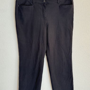 Cambio pantaloni in tessuto neri