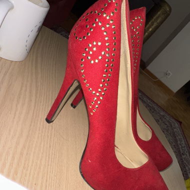 Rote High Heels Grösse 38