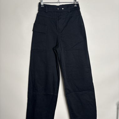 Black cargo trousers