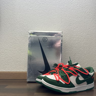 NIKE DUNK LOW OFF-WHITE vert pin