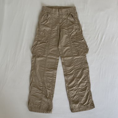 Beige Cargohose