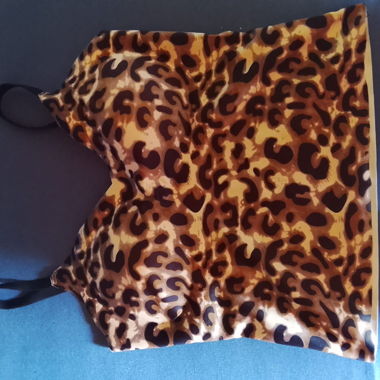 Leoparden Muster Top