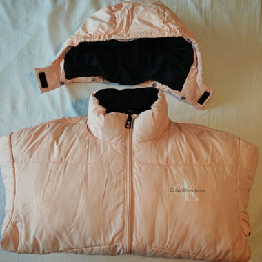 Doudoune rose pâle Calvin Klein XS/S