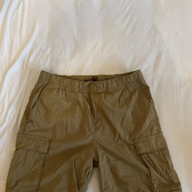 Green Cargo Shorts