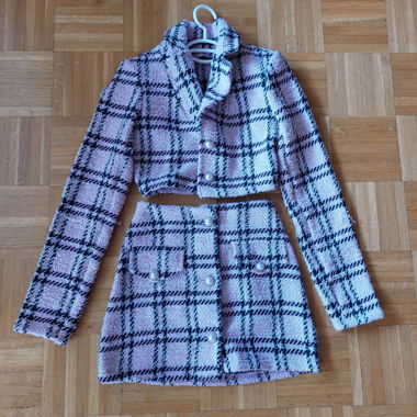 Tweed Jacket and Skirt Set