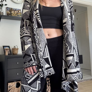 Strickjacke boho
