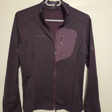 Giacca in pile Mammut in viola scuro