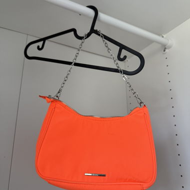Sac bandoulière orange fluo