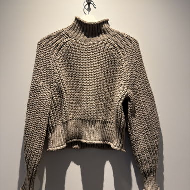 Grobstrick Rollkragenpullover