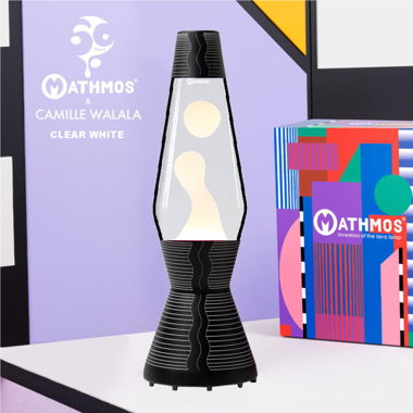 Mathmos x Camille Walala Lava Lamp Clear-White NEW