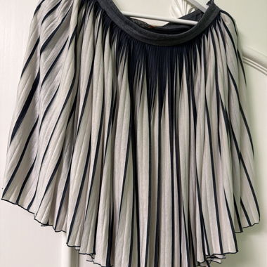 Top Plissé Boss grigio/nero