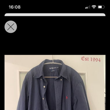 Ralph Laurent Shirt Navy Blue