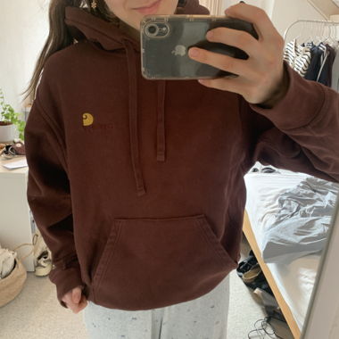 Hoodie Carhartt brun
