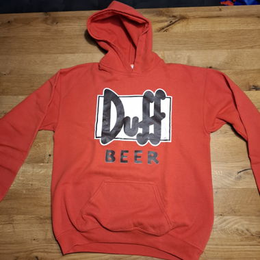 DUFF Hoodie Rote Farbe