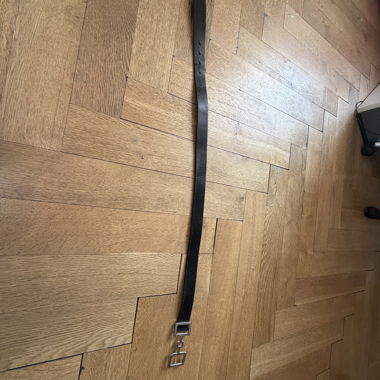 Ceinture Gucci en cuir noir