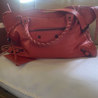Balenciaga City bag red