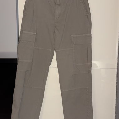 Beige Bershka Cargo Pants