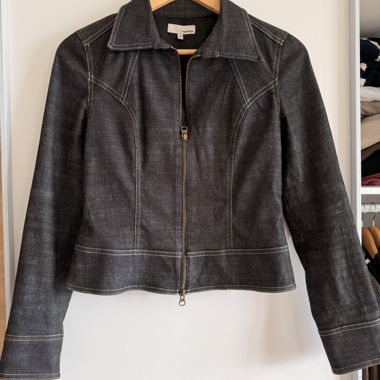 Schwarze Jeansjacke von Hennes