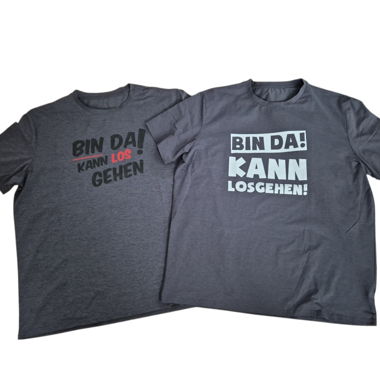2 T-shirt statement taglia 4XL