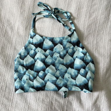 Printed Bikini Top