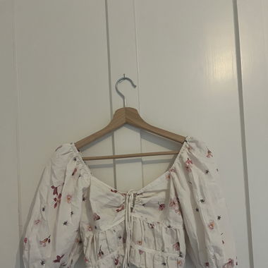 Blumen Oberteil H&M