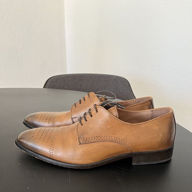 Herrenschuhe Leder 43