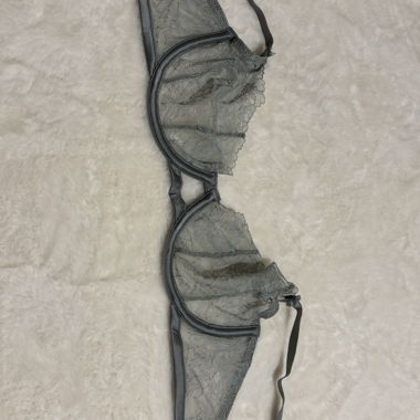 Soutien-gorge en dentelle vert/gris